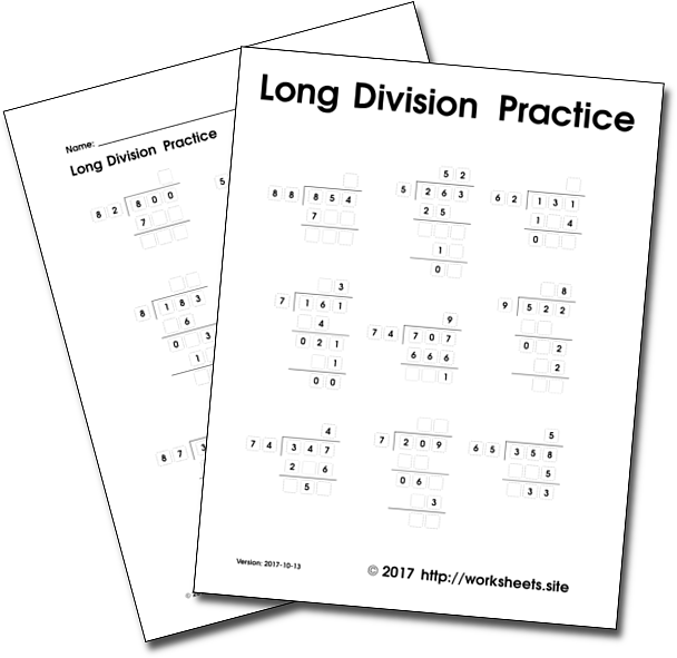 long-division-worksheets
