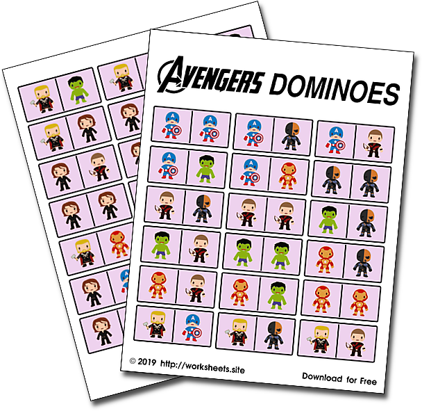 Avengers Endgame Dominoes