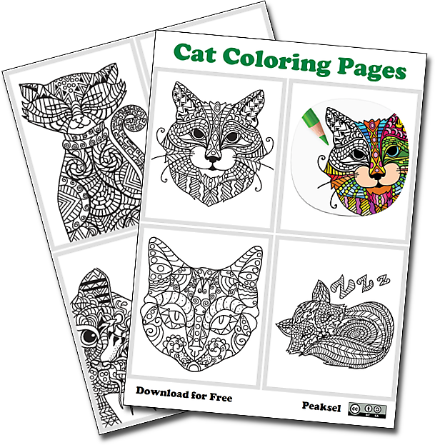 Cat Coloring Pages