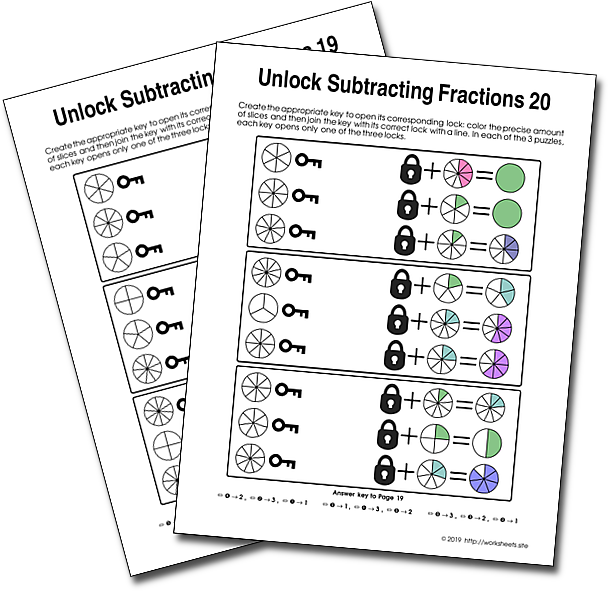 Unlock Subtracting Fractions