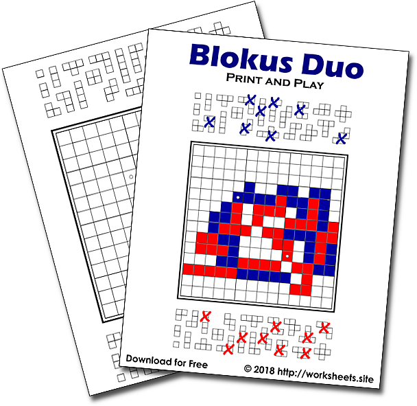 Printable Blokus