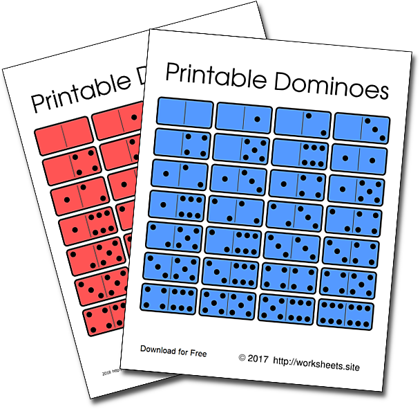 Printable Dominoes PDF