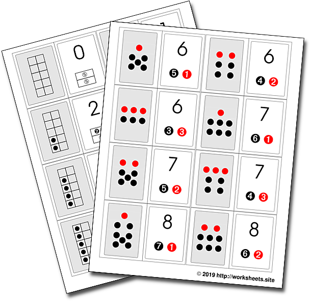 Subitizing Cards and 10 Frames