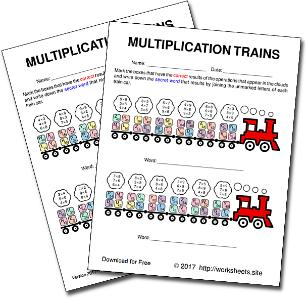 Multiplication Trains